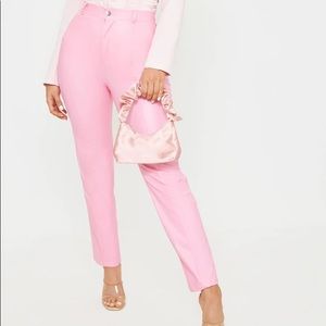 Pink pretty little things vinyl pants size 10 NWT